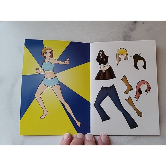 Manga Girls Sticker Paper Dolls by Ted Rechlin (2012, Book, Other) - Picture 2 of 10
